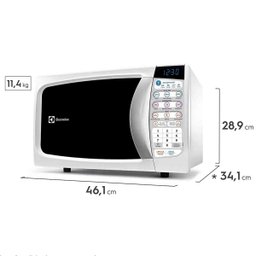 Forno Microondas Electrolux Branco 20 Litros MTD30 127v - 8