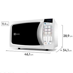 Forno Microondas Electrolux Branco 20 Litros MTD30 127v - 4