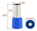 Ver imagem 2 de 100un Terminal Tubular Ilhós Conector 16mm Pré Isolado