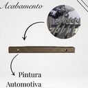 Ver imagem 3 de Kit 5 Puxador Porta Gavet Móveis Cozinha Drop Alumínio 125mm - Ouro Envelhecido