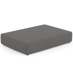 Puff Pet Cama Estofada para Cachorro Marley L02 Suede Cinza - Inoviza - 1