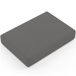 Puff Pet Cama Estofada para Cachorro Marley L02 Suede Cinza - Inoviza - 3