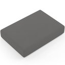 Ver imagem 3 de Puff Pet Cama Estofada para Cachorro Marley L02 Suede Cinza - Inoviza