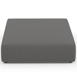 Puff Pet Cama Estofada para Cachorro Marley L02 Suede Cinza - Inoviza - 7