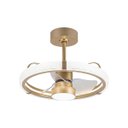 Ver imagem 5 de Plafon Air Luxxi Led Multicor C/ Ventilador 80w + Controle Opus St2915 - Dourado
