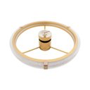 Ver imagem 6 de Plafon Air Luxxi Led Multicor C/ Ventilador 80w + Controle Opus St2915 - Dourado