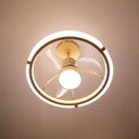 Ver imagem 3 de Plafon Air Luxxi Led Multicor C/ Ventilador 80w + Controle Opus St2915 - Dourado