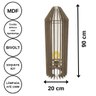 Luminária de Chão MDF PENEDO:Marrom/90x20cm - 3