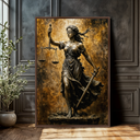 Ver imagem 2 de Quadro Advocacia Deusa Têmis a Guardiã da Justiça e Verdade