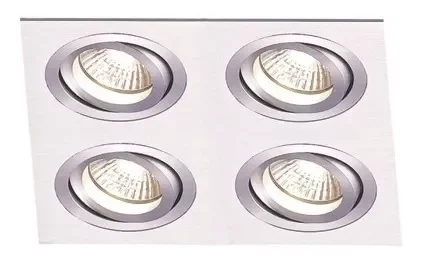 Spot Embutido Quadruplo 4 X Par30 Recuo Anti Ofuscante - 1