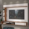 Painel para Tv 60" 1 Porta 1 Nicho Branco/nogal - Hecol - 1