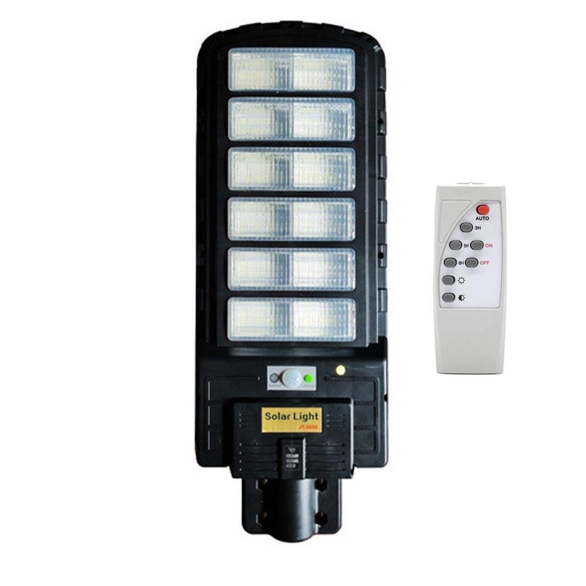Luminaria Solar 600w Refletor Led Sensor Movimento Presença Poste Holofote Iluminaçao Publica Contro - 1