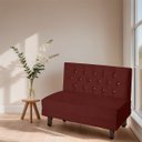 Ver imagem 2 de Canto Italy Confortável para Apartamento Cozinha e Restaurantes Suede Marsala