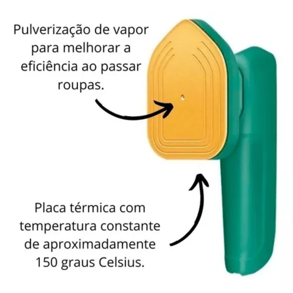 Mini Ferro de Passar Roupas a Vapor Portátil Bivolt - 5