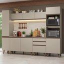 Ver imagem 1 de Armário de Cozinha Completa 280cm Crema Nice Madesa 01