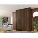 Ver imagem 4 de Guarda Roupa 4 Portas New Master Benetil Imbuia