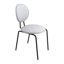 Cadeira Sofia Linho Mescla Neblina - Fdecor - 1