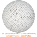 Ver imagem 3 de Arandela Moderna Solaris Calha Vidro Curvo Tema Mini Xadrez