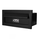 Ver imagem 1 de Caixa Correio Chapeu Preta Fosca 20cm Prof. Inteira Inox 304