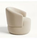 Ver imagem 3 de Poltrona Orgânica Conforto Design Moderno Luxo Recepção Veludo:veludo Bege