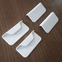 Ver imagem 5 de Kit 8 Placas Identificadoras 5,5x2,5cm Etiquetas Encaixe Branca Caixa Organizadora ou