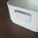 Ver imagem 7 de Kit 8 Placas Identificadoras 5,5x2,5cm Etiquetas Encaixe Branca Caixa Organizadora ou