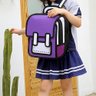 Mochila Infantil Escolar Kawaii Bolsa Escolar 2d de Ombro Desenho Animado em Quadrinhos Cor:roxop - 7
