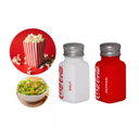 Ver imagem 3 de Conjunto Saleiro Pimenteiro Coca-cola Vidro 80ml 2 Peças