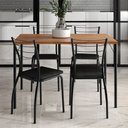 Ver mais imagens de Conjunto de Mesa 1586 C/ 4 Cadeiras 1700 Supercromo Carraro