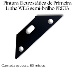 Kit 2 Suportes de Prateleira 22cm Trapézio com Furos Aço Reforçado Design Moderno - 6