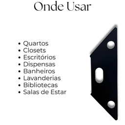 Kit 2 Suportes de Prateleira 22cm Trapézio com Furos Aço Reforçado Design Moderno - 8
