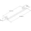 Ver imagem 2 de Porta Toalha Barra 610mm Preto Elate Kohler 27287br-bl