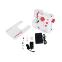 Ver imagem 4 de Máquina Costura Doméstica Ss-030ht Autovolt Mecânica Branca com Vermelho - Sun Special