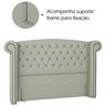 Cabeceira Queen 160 cm Valenn Linho SL 76 Peer - 6