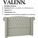 Ver imagem 3 de Cabeceira Queen 160 cm Valenn Linho SL 76 Peer