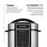 Panela de Pressão Elétrica 3l Inox Mondial - 2