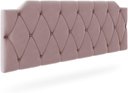 Ver imagem 2 de Cabeceira Kelly Box Estofada Painel Quarto Queen 1,60 Suspensa Almofadada Luxo Rosa - Pc Móveis