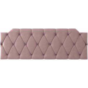 Cabeceira Kelly Box Estofada Painel Quarto Queen 1,60 Suspensa Almofadada Luxo Rosa - Pc Móveis