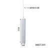 Kit 5x Pendente Tubo Cilindro Branco Alumínio Balcão Cozinha Mr11 Gu10 - 2