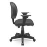 Cadeira giratória executiva c/ braços slim -preta Eduflex - 2