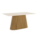 Ver imagem 2 de Mesa de Madeira Olívia 160 Cm Nature/off White - Henn