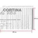 Ver imagem 2 de Cortina Vitro - Cozinha Rendada - cortina para Vitro Cozinha - 105cm Largura x 115cm Altura - Panami