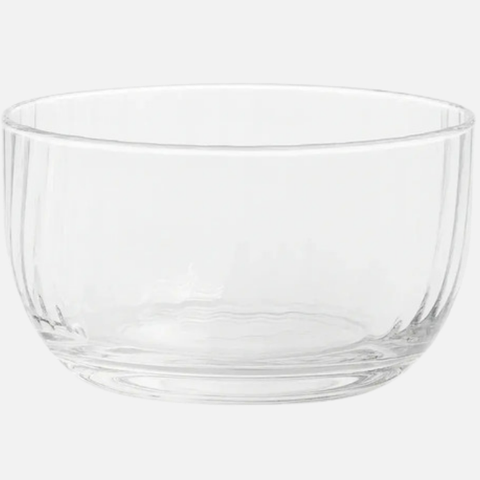 Tigela Fiore Nadir 475 ml Vidro Baixo para Sobremesa Transparente - Kit com 12 Unidades