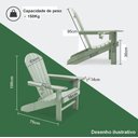 Ver imagem 6 de Cadeira Adirondack Madeira