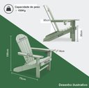 Ver imagem 6 de Cadeira Adirondack Madeira