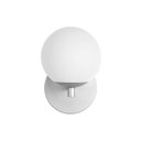 Ver imagem 1 de Arandela Luminária Cristal Globo 10 Cm Moderno Prata 009