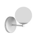 Ver imagem 2 de Arandela Luminária Cristal Globo 10 Cm Moderno Prata 009