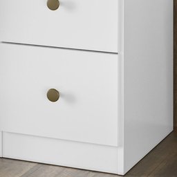 Penteadeira Camarim Com Espelho 9904 Branco Moval - 6