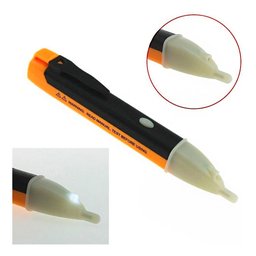 Detector Tensao Caneta energia Kit 12 Uni LED corrente Medidor Sonoro Eletricidade Luminoso - 5