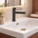 Ver imagem 6 de Torneira Daytona Preta Baixa Aço Inox 304 Premium Goldenx